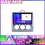 Navigație Ford Focus 2 Android 12, 4GB+64GB, 720P, CarPlay, 4G