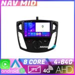 Navigatie Ford Focus 3 KIT 150 EDOTEC-LITE Android Ecran 720P Octa Core 4 64 Carplay