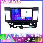 Navigație Mitsubishi Lancer Android 12, 4GB RAM, 64GB, CarPlay