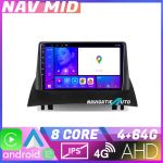 Navigație Renault Megane 2 Android 12, 4GB RAM, 64GB, CarPlay