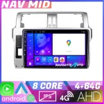 Navigație Toyota Land Cruiser Prado J150 2014-2017 Android 12, 4GB/64GB, CarPlay