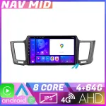 Navigație Toyota RAV4 Android 12 cu CarPlay, 4GB RAM, 64GB și ecran 720P