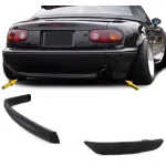 R Style spoiler spate lip diffuser inferior, potrivit pentru bara de protecție Mazda MX5 NA 89-98 Performance AutoTuning