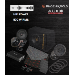 Pachet HiFi Power auto cu difuzoare MX EVO, amplificator DSP si subwoofer activ