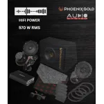 Pachet HiFi Power auto cu difuzoare MX EVO, amplificator DSP si subwoofer activ