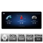 Navigație Android Mercedes B W246 NTG4.5, 12.3 inch QLED, 12GB RAM, 256GB