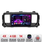 Navigatie Android 4GB+64GB Citroen Jumpy, Toyota Proace, Peugeot Traveller