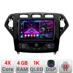 Navigatie Ford Mondeo 2007-2010 Android radio gps internet 4+64 InCell Display 1K KIT-mondeo-nav-07+EDT-E209-RK