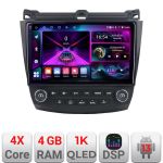 Navigatie Honda Accord 2004-2008 A-ACCORD cu Android Radio Bluetooth Internet  4+64 InCell Display 1K