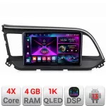 Navigație Android Hyundai Elantra 2018+ 4GB RAM 64GB ecran 1K