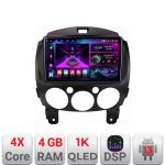 Navigatie Mazda 2 2007-2013 Android 4GB RAM 64GB GPS Internet ecran 1K