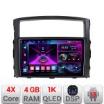Navigație Android Mitsubishi Pajero 2006-2018 4GB+64GB InCell 1K