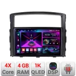 Navigație Android Mitsubishi Pajero 2006-2018 4GB+64GB InCell 1K