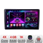 Navigație Android Peugeot 307 cu ecran InCell 1K, 4GB RAM și 64GB