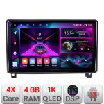 Navigație Android Peugeot 407 2004-2011, 4GB RAM, 64GB, ecran InCell 1K