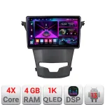 Navigație Android SsangYong Korando 2014-2019, 4GB RAM, 64GB, ecran 1K