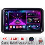 Navigatie Suzuki Ignis 2016- A-IGNIS16  4+64 InCell Display 1K Android Waze USB Navigatie Internet Youtube Radio