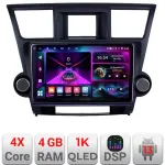 Navigație Android Toyota Highlander 2007-2013, GPS, 4GB RAM, 64GB, InCell 1K