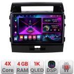 Navigatie Toyota LandCruiser 2008-2015 A-381  4+64 InCell Display 1K Android Waze USB Navigatie Internet Youtube Radio