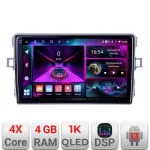 Navigație Toyota Verso 2010-2016 Android 13, 4GB RAM, 64GB, ecran 1K