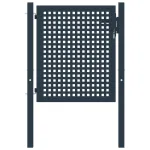 Poartă de gard antracit 102x75 cm oțel GartenMobel Dekor