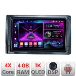 Navigație Toyota 2DIN cu Android 13, 4GB RAM, 64GB și ecran InCell 1K