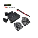 Pachet audio Mercedes cu 2 subwoofere Nakamichi, amplificator BassCore si cablu