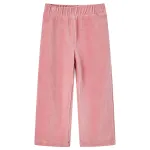 Pantaloni de copii din velur, roz, 116 GartenMobel Dekor
