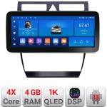 Navigatie Audi A6 K-102 Edotec 4+64 12.3 inch Incell 1K android Wifi 5Ghz gps internet