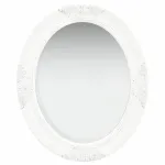 Oglindă de perete în stil baroc, alb, 50 x 60 cm GartenMobel Dekor