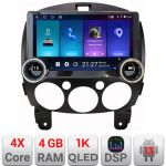 Navigatie Mazda 2 2007-2013 Edotec  4+64 10.5 inch Incell 1K android Wifi 5Ghz gps internet  Kit-mazda2