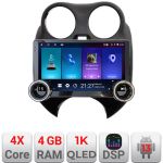 Navigatie Nissan Micra 2010-2014 Edotec  4+64 10.5 inch Incell 1K android Wifi 5Ghz gps internet  KIT-micra2010