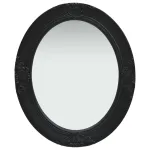 Oglindă de perete în stil baroc, negru, 50 x 60 cm GartenMobel Dekor