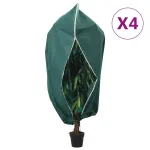 Protecții fleece pentru plante, fermoar, 4 buc 70 g/m² 2,36x2 m GartenMobel Dekor