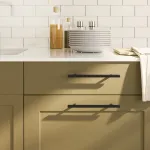 Mânere de dulap, 20 buc., negru, 160 mm, oțel inoxidabil GartenMobel Dekor