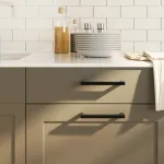 Mânere de dulap, 20 buc., negru, 128 mm, oțel inoxidabil GartenMobel Dekor