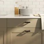 Mânere de dulap, 20 buc., negru, 64 mm, oțel inoxidabil GartenMobel Dekor