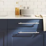 Mânere de dulap, 10 buc., argintiu, 224 mm, oțel inoxidabil GartenMobel Dekor