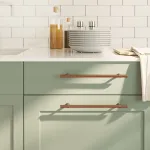 Mânere de dulap, 10 buc., bronz, 224 mm, oțel inoxidabil GartenMobel Dekor