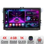 Navigație auto VW Skoda Seat Edotec 9 inch 4+64GB CarPlay Android Auto