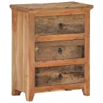 Dulap, 60 x 33 x 75 cm, lemn masiv de acacia/lemn reciclat GartenMobel Dekor