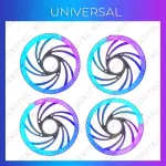 Lumini ambientale RGB pentru difuzoare auto 6.5 inch, universale