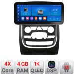 Navigatie Dodge Durango 2014-2020 dedicata Android radio gps internet 4+64 ecran 12.3 inch InCell display Qled 1K Rockchip Kit-+EDT-E212-RK