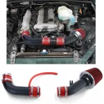 Kit de admisie cu filtru de aer sport roșu-negru, potrivit pentru Mazda MX5 NB FL 98-05 Performance AutoTuning