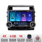 Navigație Toyota Land Cruiser V8 L200 2009-2020 Edotec 10.5 inch 4+64 GB