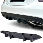 Extensie difuzor spate sport potrivită pentru bara de protecție Design-Line Mercedes C W205 18-21 Performance AutoTuning