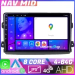 Navigatie Fiat Ducato 2021+ Android 12, 4GB RAM, 64GB, CarPlay