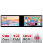 Navigație Audi A4 B6 Edotec cu 2 ecrane 21.6 inch, 8 Core, 4GB+128GB