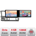 Navigatie Android Honda Civic 2005-2011, 2 ecrane 21.6 inch, 4GB+128GB