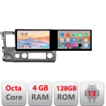Navigatie Android Honda Civic 2005-2011, 2 ecrane 21.6 inch, 4GB+128GB